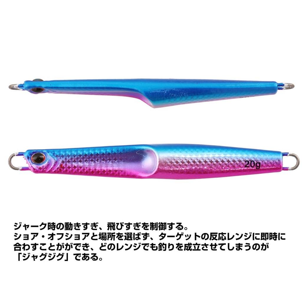 Daiwa Джиг Jig Jig 30г УФ Розово-Зебра