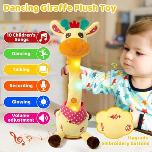 Musical Giraffe Toy – Sings Dances & Repeats What You Say Dancing Stuffed Animal Toys
