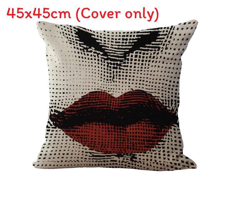 Linen Vintage Piero Fornasetti Face Throw Pillow Case With Elegant Design And Durable Material