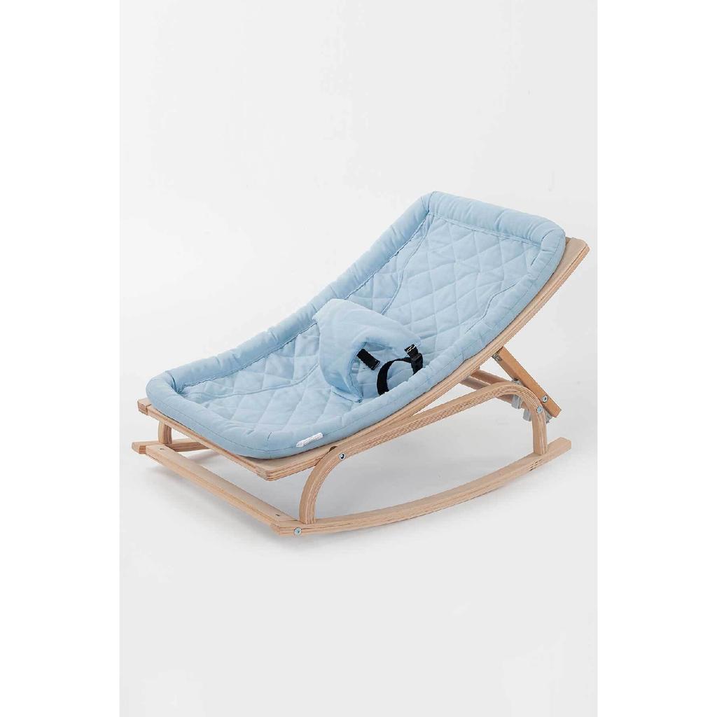 Рюкзак-кенгуру со ступенькой из натурального дерева - бежевый