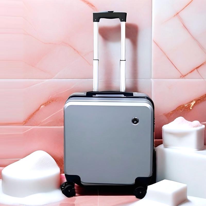 18" Дорожный чемодан ручной клади с универсальными колесами и замком, Прочный чемодан на колесиках для студентов, Доступна 20" версия