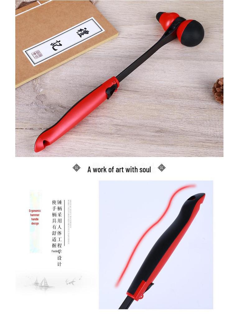 Массажный молоток из тыквы Фулу: Массажер Meridian Patting и силиконовый оздоровительный подарок