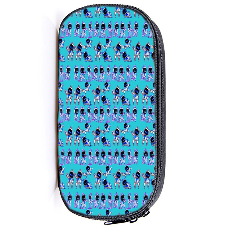 Пенал для карандашей Astro Bot Astronaut с застежкой-молнией, сумка-карандаш, функциональный портативный пенал с застежкой-молнией, канцелярские принадлежности для студентов