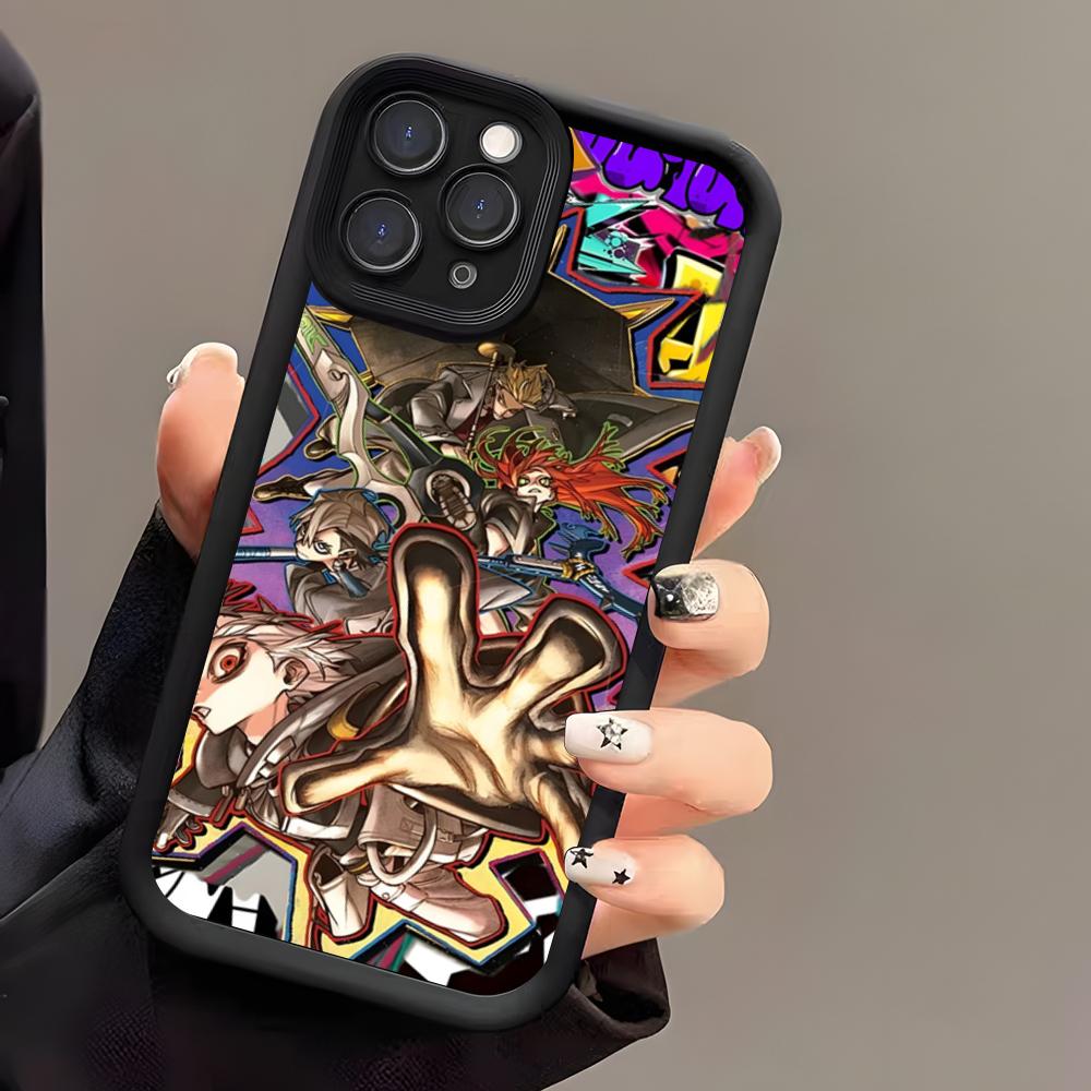 Чехол для телефона Manga G-Gachiakuta для iPhone 17 Air 16 E 15 14 Plus 13 12 11 Pro Max Черный Небесное Око Ступенчатый Защитный Чехол