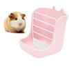 Anti Scratching Rabbit Cage Bowl Fixable 2 In 1 Food Trough Fixed Hay Feeder Holder Small Animal