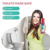 Evereve Pee Secure Toilet Seat Sanitizer Spray Combo, упаковка из 2 штук, 100 мл, со вкусом лимона и жасмина, снижает риск ИМП, уничтожает микробов в туалете