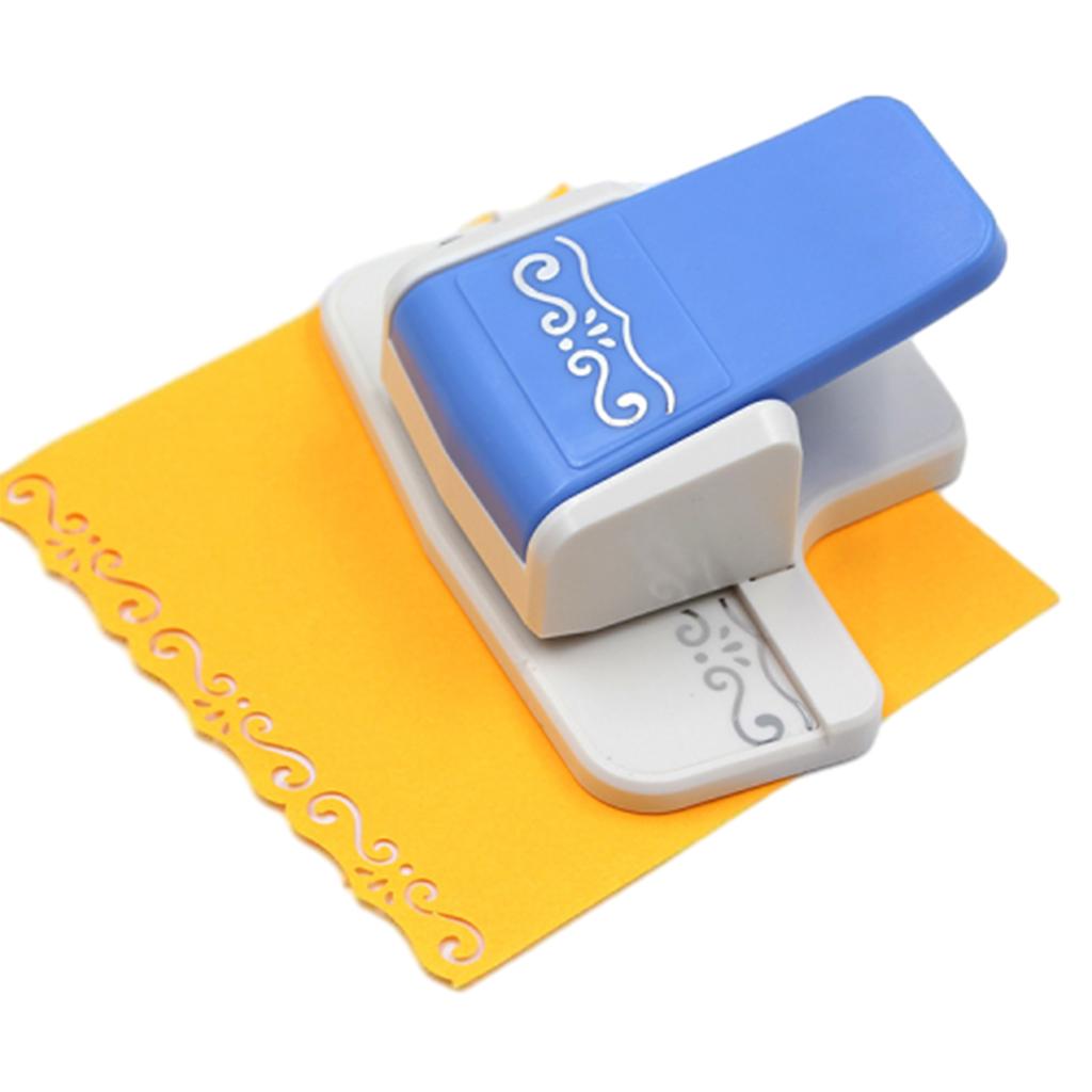 Новый необычный бордюрный дырокол цветочный дизайн тиснение полое кружево DIY материал ручной работы картон узор поздравительная открытка ремесло