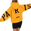 Womens Casual Loose Hooded Sweatshirt Daily Home Outdoor Workout Long Sleeve Hoodie Top Printed Sweatshirts