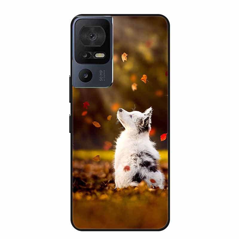 Чехол для телефона TCL 40 SE 40SE Coque Черный Силиконовый Мягкий Задний Чехол-Крышка Для TCL 40 SE Чехол Funda Для TCL40SE Capa 6.75" Оболочка