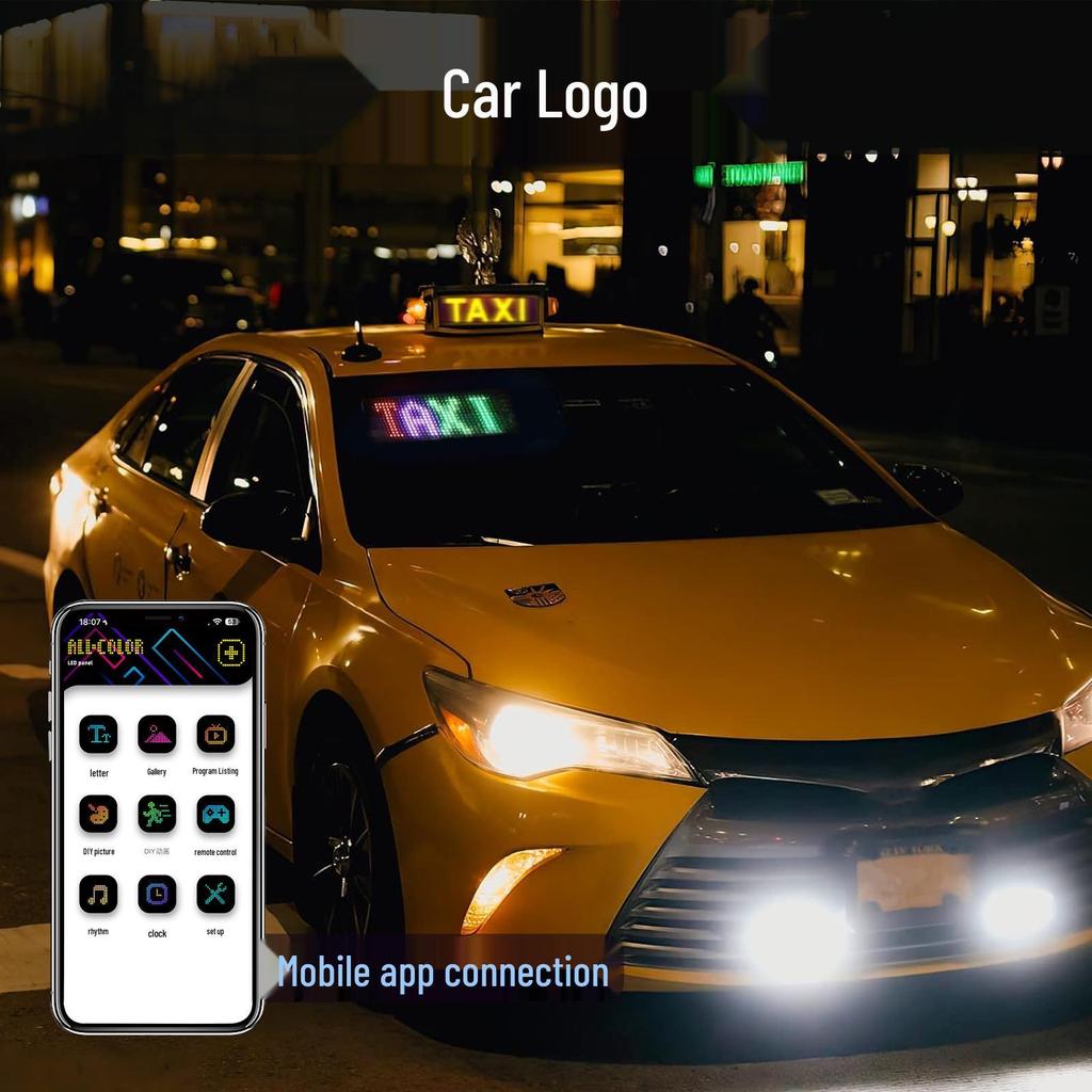 Светодиодная кепка с Bluetooth-дисплеем: Гибкий полноцветный бегущий экран 16x32 с функцией субтитров