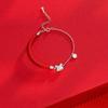 Banyan Tree S925 Silver Tiger Red String Bracelet - 2022 Zodiac Niche Design