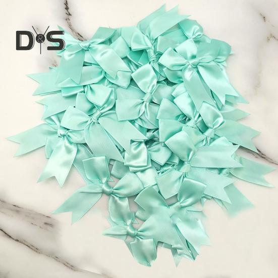 50 шт. бантов из атласной ленты 3,3 дюйма банты для поделок для упаковки подарков свадебного декора шитья скрапбукинга своими руками поделки аксессуары для волос