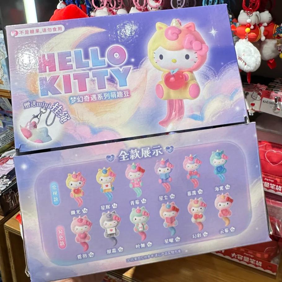 В наличии Настоящая Sanrio Hello-Kitty Мечтательное Приключение Милая Серия Бобы Шкатулка-Сюрприз Модные Игрушки Милые Подарки Для Девочек Сюрпризы