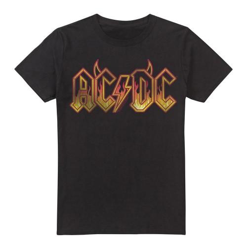 AC/DC Mens Fire Logo T-Shirt