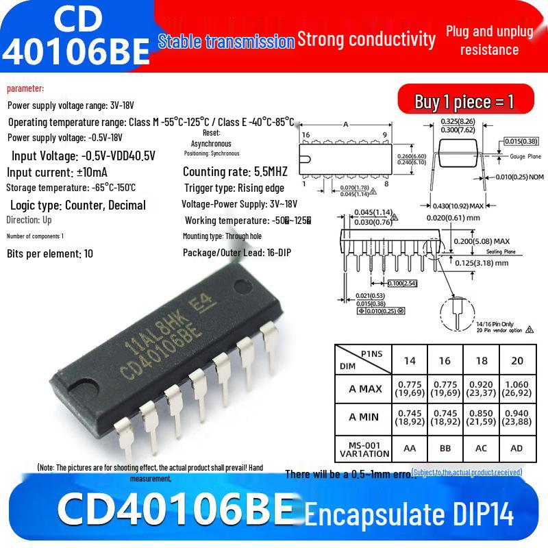 Микросхемы серии CD4017BE и CD4000 (CD4001/11/66/82/106/4051/52/69/21/50/81)