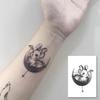 Personality Student Tiger Moon Male and Female Temporary Tattoos Couples Tattoo Stickers