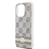 Dkny Dkhmp14Xhcptse Iphone 14 Pro Max6.7 Beżowy/Beige Hardcase Iml Checkered Mono Pattern & Printed Stripes Magsafe