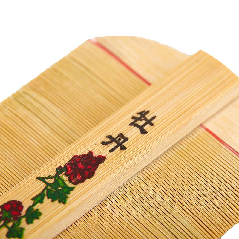 Chinese Traditional Bamboo Comb Handmade Comb Remove Itching Scraping Head Flea Cootie Combs Hair Care Tool Beauty Accessories
