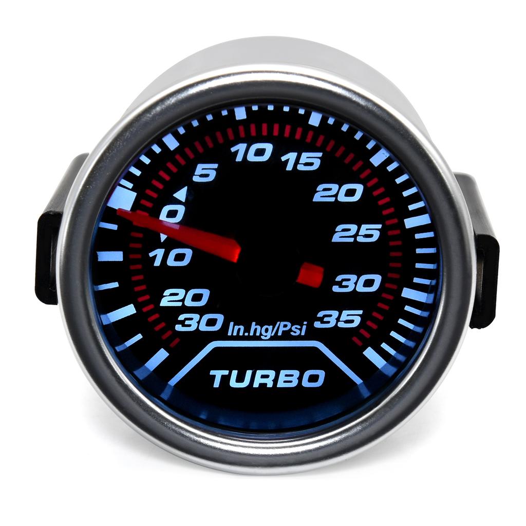 2'' Smoke Len Racing Gauge Turbo Boost PSI BAR Gauge Tachometer Oil Temp Vacuum Meter Water Temp Oil Press Voltmeter For 12V Car