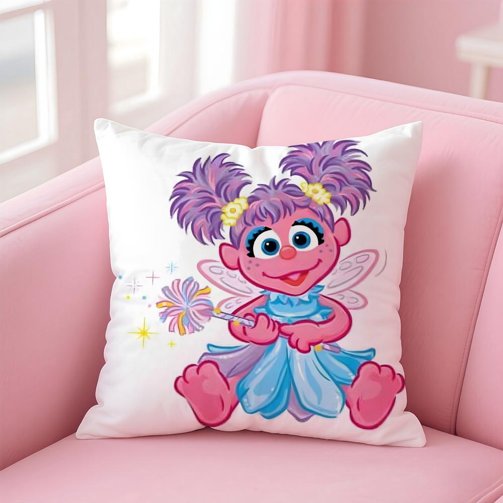 AAbby Cadabby Cushion Cover Pillowcase Short Plush Invisible zipper Room Sofa Cushion Cover