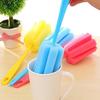 2pcs Kitchen Cleaning Tool Sponge Brush for Wineglass Bottle Coffe Tea Glass Cup Color Random