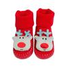 Newborn Baby Boys Girls Christmas Floor Socks Anti-Slip Baby Step Socks