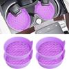 2Pcs Silicone Material Cup Holder Insert Pads Dustproof Cup Mat Car Cup Holder Coaster  Vehicles Use