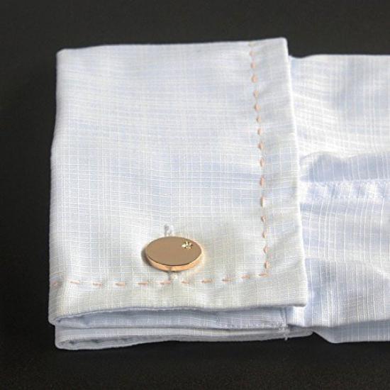 Kamakura Cufflinks Workshop May Birthstone Gold Emerald Cufflinks (Cufflinks, Cufflinks)