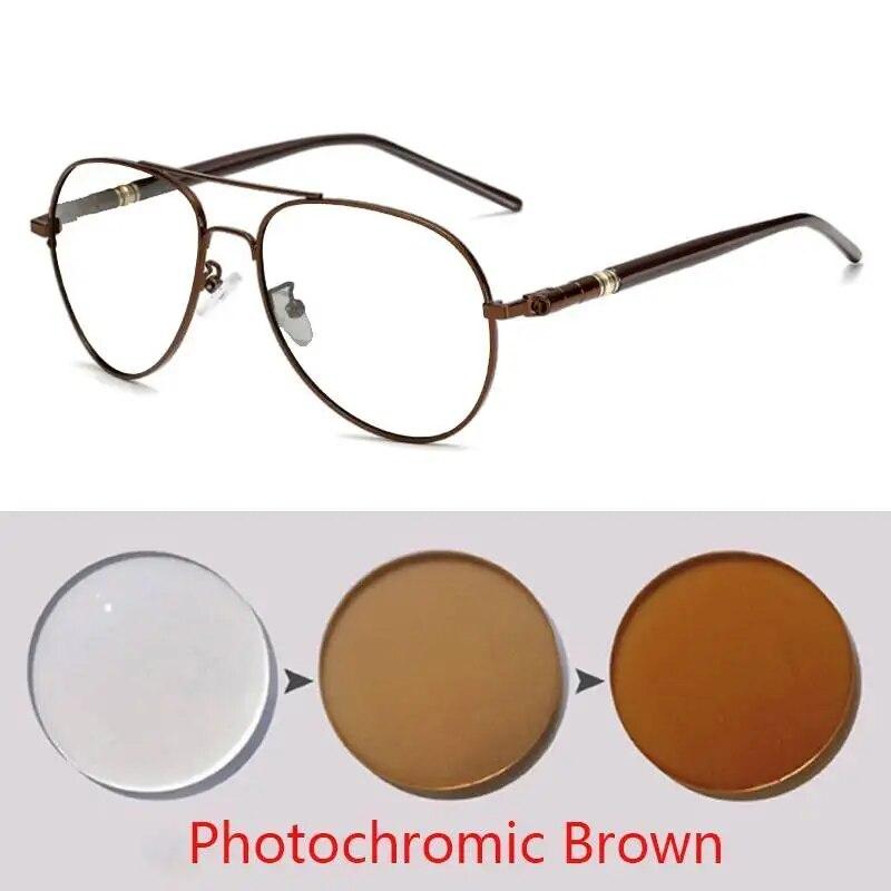 Поляризационные солнцезащитные очки для близоруких пилотов по рецепту, мужские и женские солнцезащитные очки для вождения, очки с диоптриями -0,5 -1,0 -1,5 до -6,0