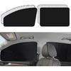 XCBYT Car Window Shades - 4 Pcs Car Privacy Curta - 100% Block Light Car Window Covers - Magnetic Side Window Sun Shade Keeps Cooler For