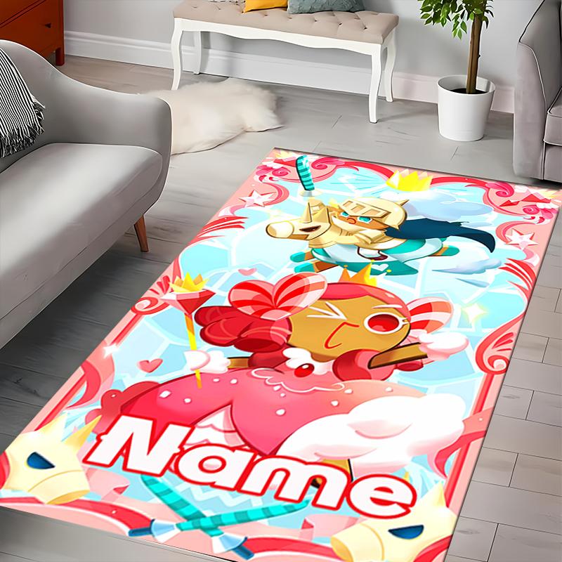 Custom personalization Cookie Run Area Rug - Perfect For Kitchen, Bathroom,Laundry Room Decor Large Size Available,Gift All Seasons