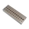 36 Holes Riveting Stake with Multiple Hole Sizes Punching Plate Punch Tool Watchmaker