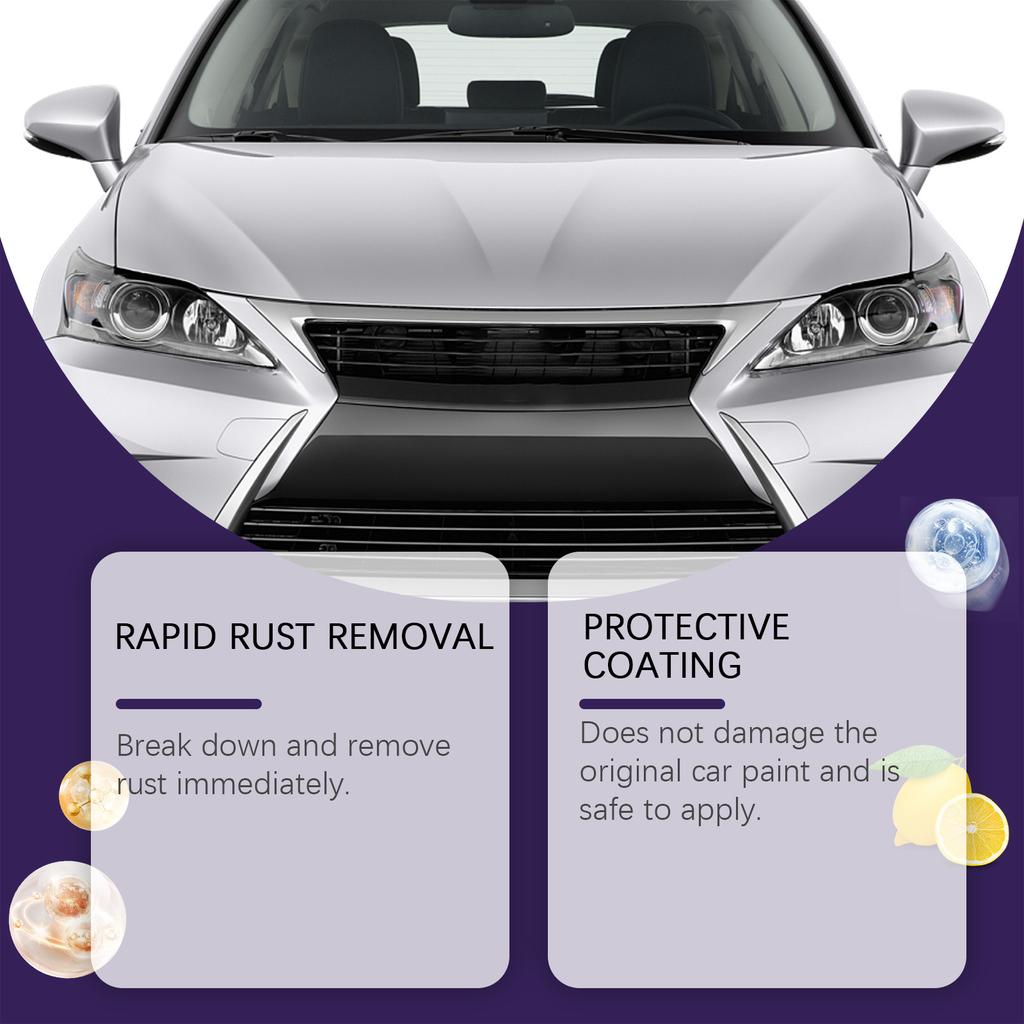 Rayhong Car Iron Powder Rust Remover Car Paint Stain Remover Rust Polishing Cleaning Sparking Renovation Maintenance