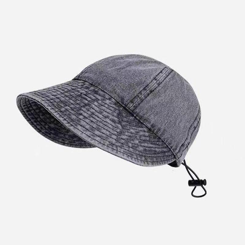 Складная широкополая джинсовая шляпа женская регулируемая пляжная шляпа-ведро летняя защита от солнца козырьки рыбацкая кепка панама