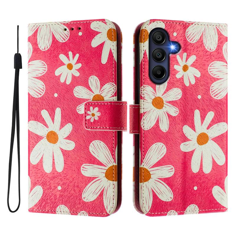 Роскошный откидной кожаный чехол для Samsung Galaxy A17 4G 5G, откидная крышка для A17 A16 A15 A14 5G A175F, кошелек, сумки, чехлы с цветами, накладка