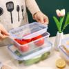 Контейнеры для хранения продуктов питания Пластиковый пикник Закуски Микроволновая печь Rerigerator Ящик для хранения фруктов с крышкой Герметичный герметичный контейнер