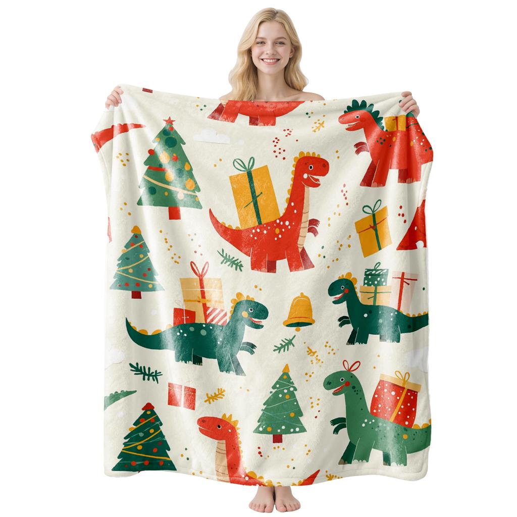Christmas flannel blanket is universal for all seasons