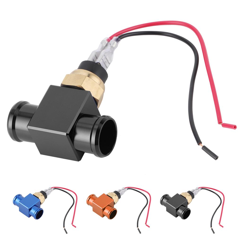 Thermostat Water Temperature Switch Radiator Coolant Fan Temp Sensor for Motorcycle ATV Off Road Vehicle Radiator Hose Adapter