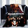 1 шт. Декор для дома в стиле Rammstein: Уютное фланелевое одеяло, идеальный подарок для спальни, гостиной, путешествий, кемпинга, автомобиля, пляжа, офисных перерывов, идеальное одеяло для дивана Т
