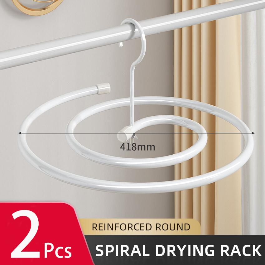 Round Spiral Quilt Sheets Hanger Bed Linen Covers Rotating Drying Rack Clothes Blacket Holder Outdoor Household Balcony Hanging