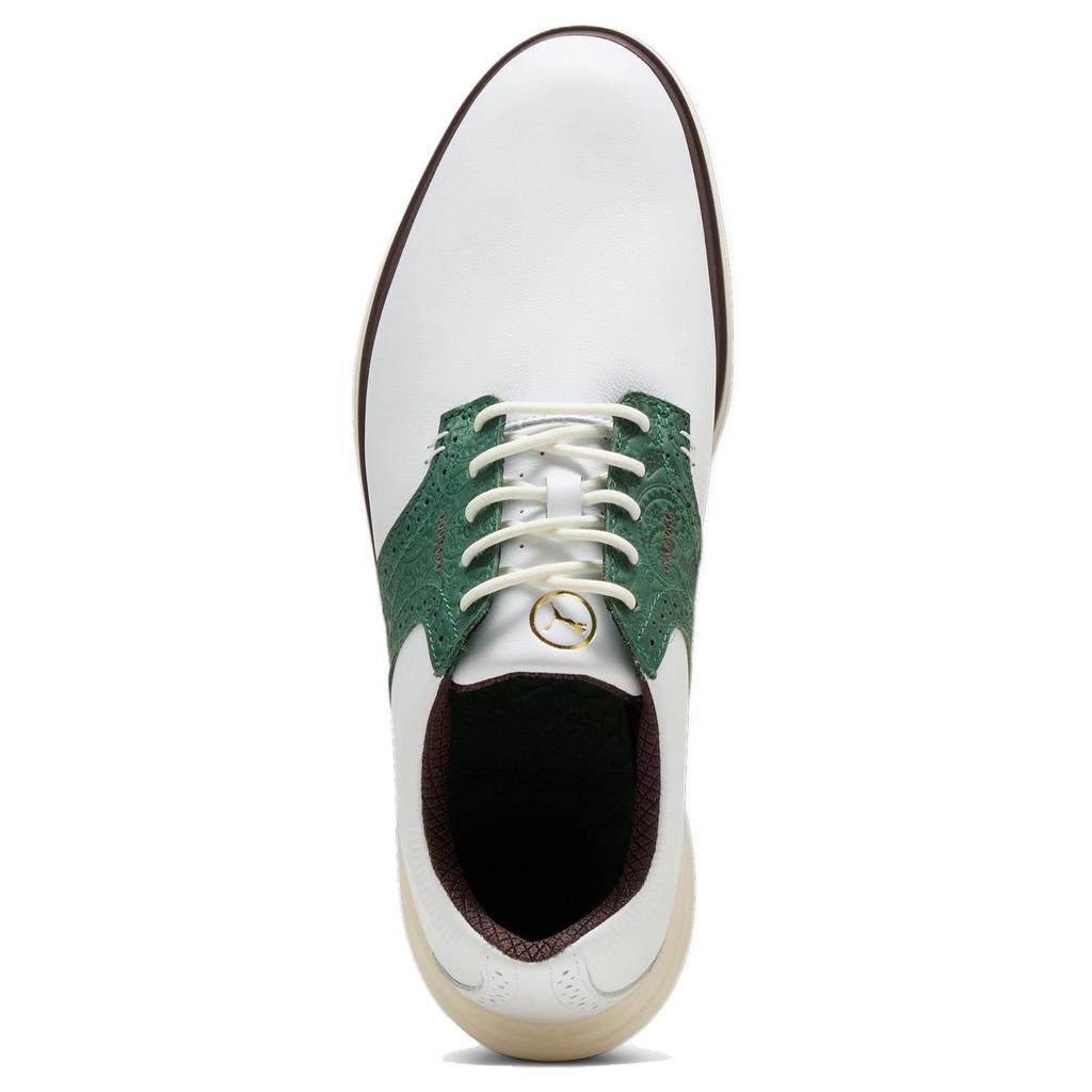 Quiet Golf Club X Puma Avant White Deep Forest Men Sneakers Lime-Pow 310044-01