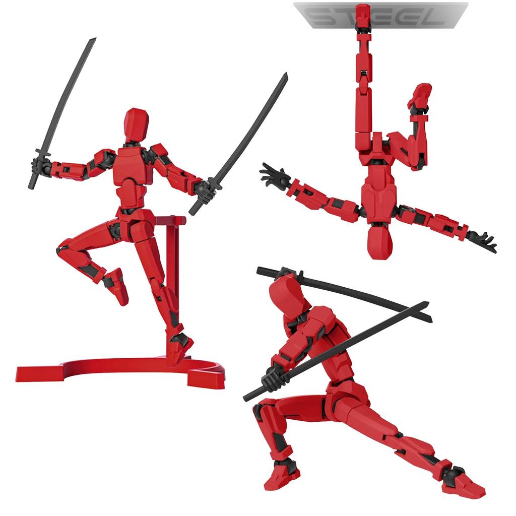 Магнитная кукла с 13 подвижными суставами, напечатанная на 3D-принтере, кукла-манекен 4-го поколения, полностью уменьшающаяся в размерах