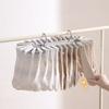 Folding Socks Drying Rack with 32 Clips Underwear Hanging Clip Durable Clothes Hanger