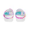 Unisex Printed White EVA Clogs Lightweight Breathable Slip On Garden Shoes Summer Beach Pool Bathroom Casual Sandals Shower Use