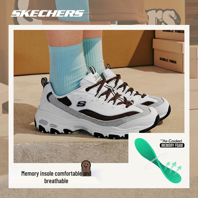 Skechers Молочный Чай Медведь Унисекс Ретро Панда Папины Кроссовки