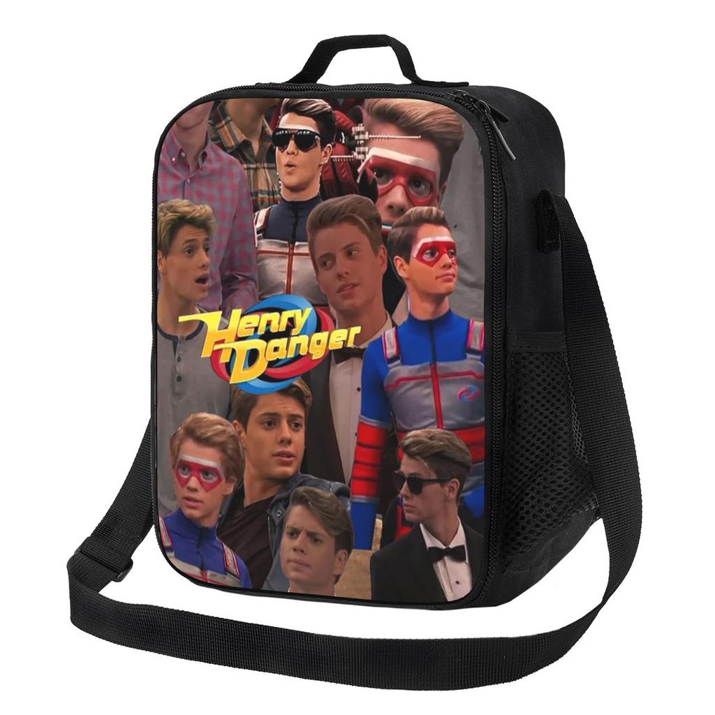 Henry Danger Insulated Lunch Bag for School Bento Storage Food Boxes Leakproof Container Cooler Thermal Lunch Box Tote