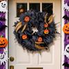 Halloween Decorations, Black Maple Leaves, Withered Branches Flower Garlands, Door Hanging Ornaments, Ghost Festival, Party Simulation Ornaments