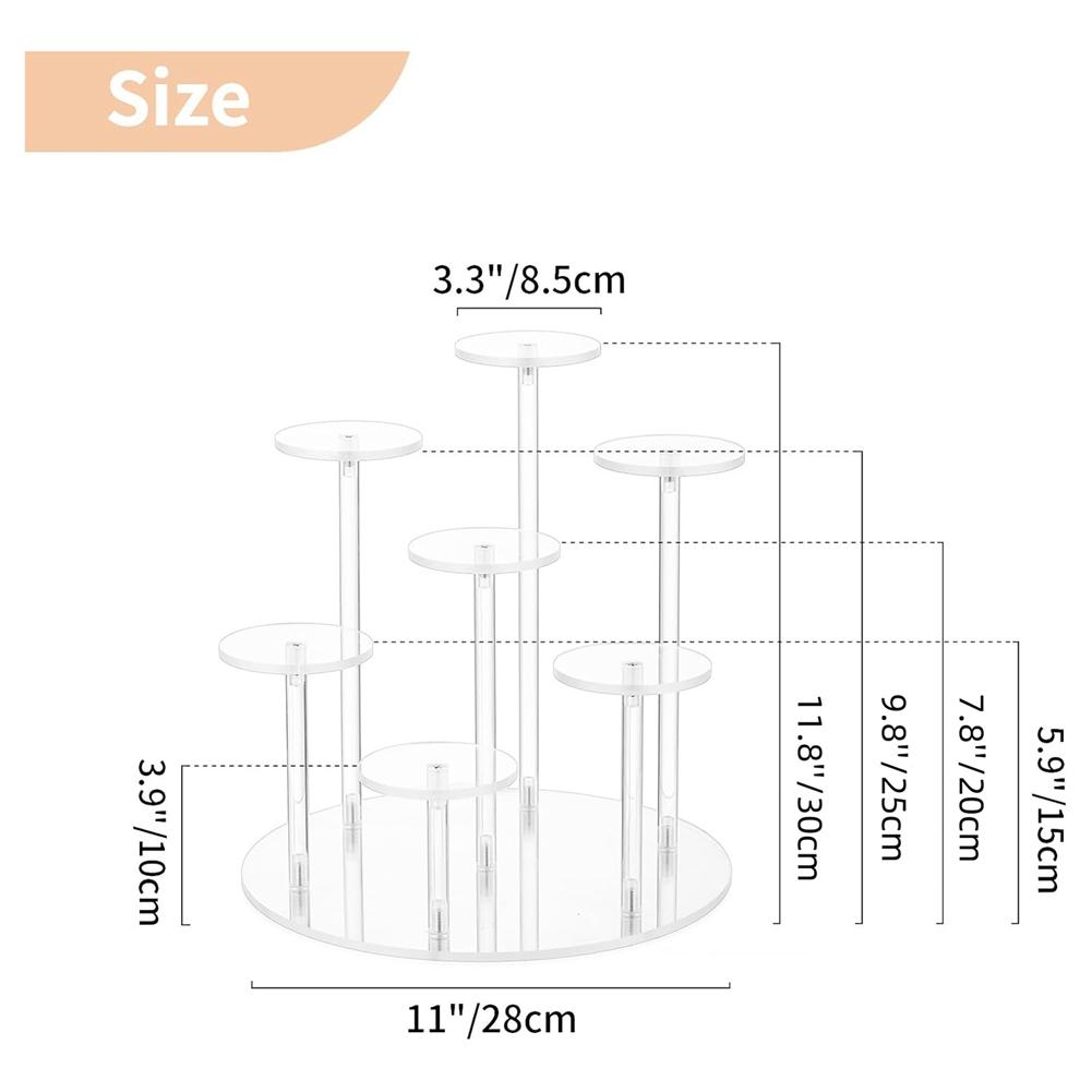 Good-Acrylic Dessert Display Stand Jewelry Cake Perfume Storage Rack Birthday Cupcake Display Rack Organizer