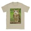 Мужская футболка Meowl Cat Owl Hi Vro Смешной Интернет-мем 100% Хлопок Топы Винтажные с коротким рукавом с круглым вырезом Большие размеры Футболок