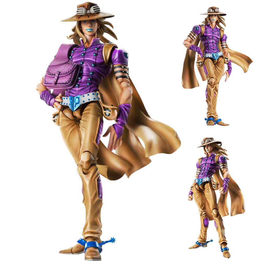 Фигурки Аниме JOJO Гиро Цеппели Фигурка Действия Статуя Приключение Фигурка Гиро Цеппели Коллекционная кукла съемная Модель Игрушки Подарки